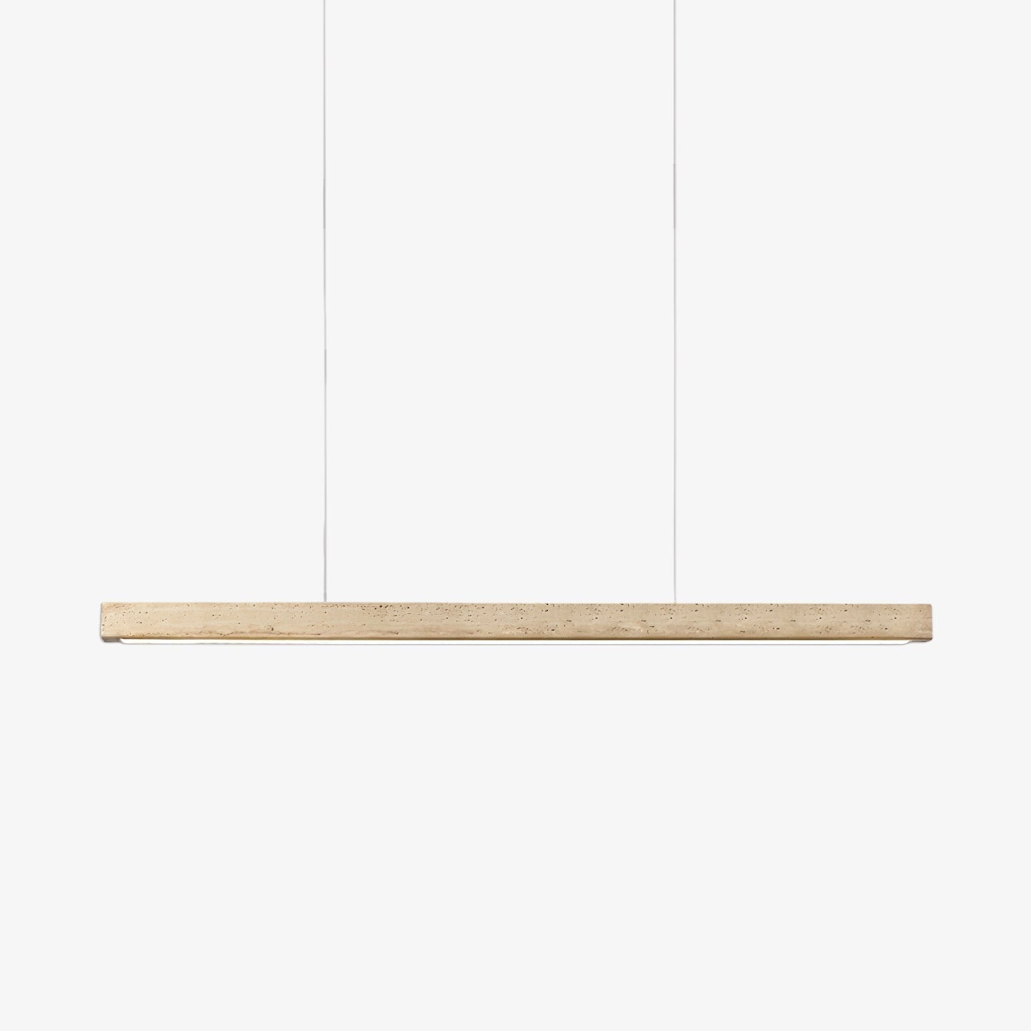 Imiror Minimalist Travertine Linear Pendant