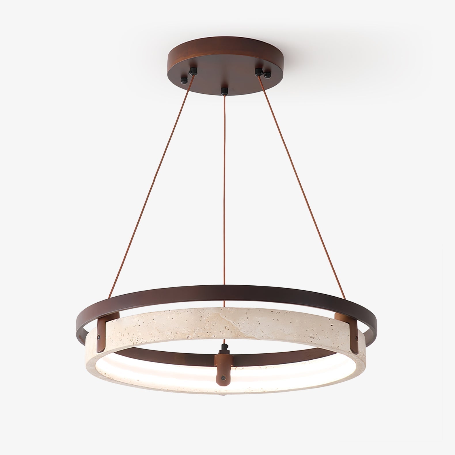 Veraearae Travertine Pendant Light - Neutral Decor