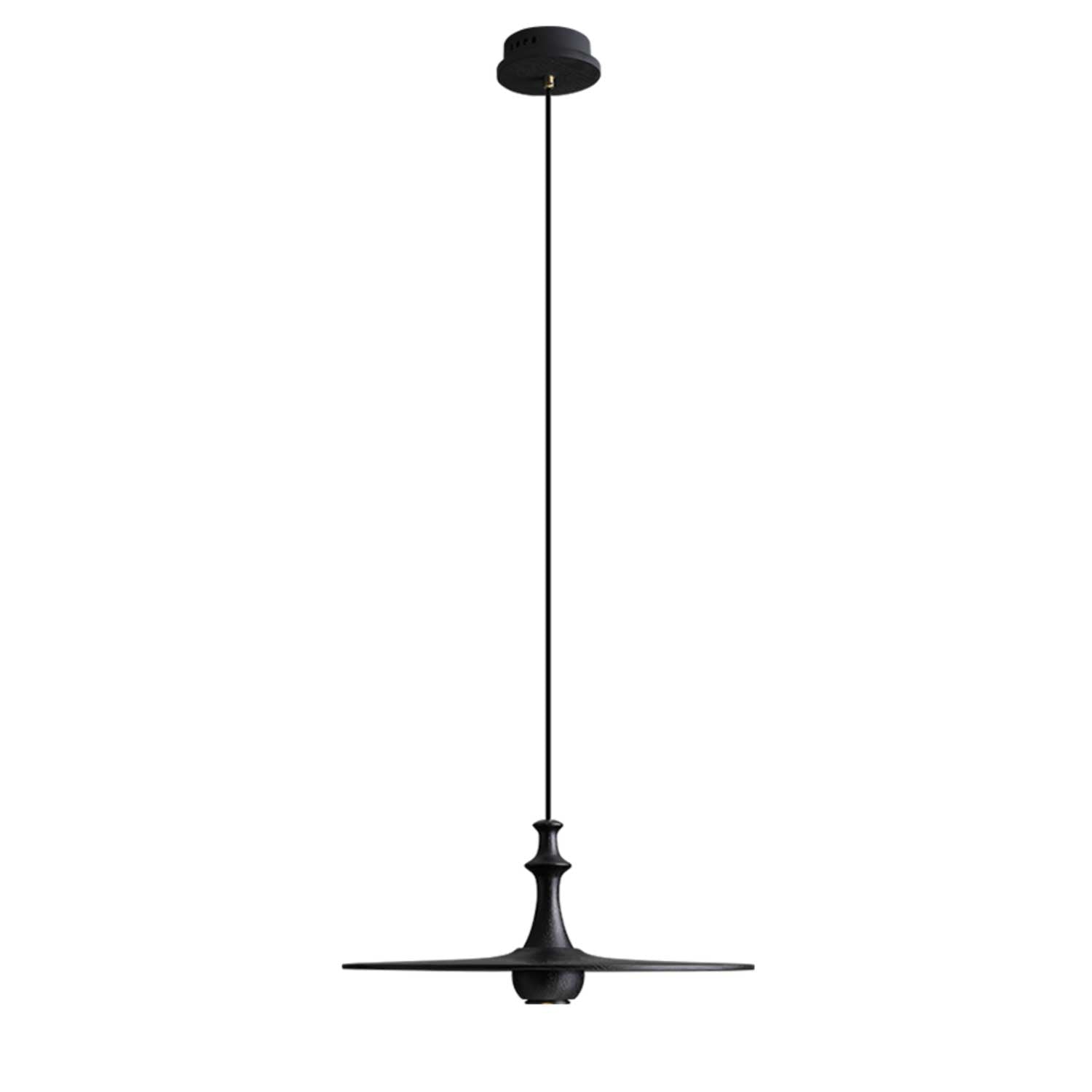 Spindle Wooden Spin Pendant Light