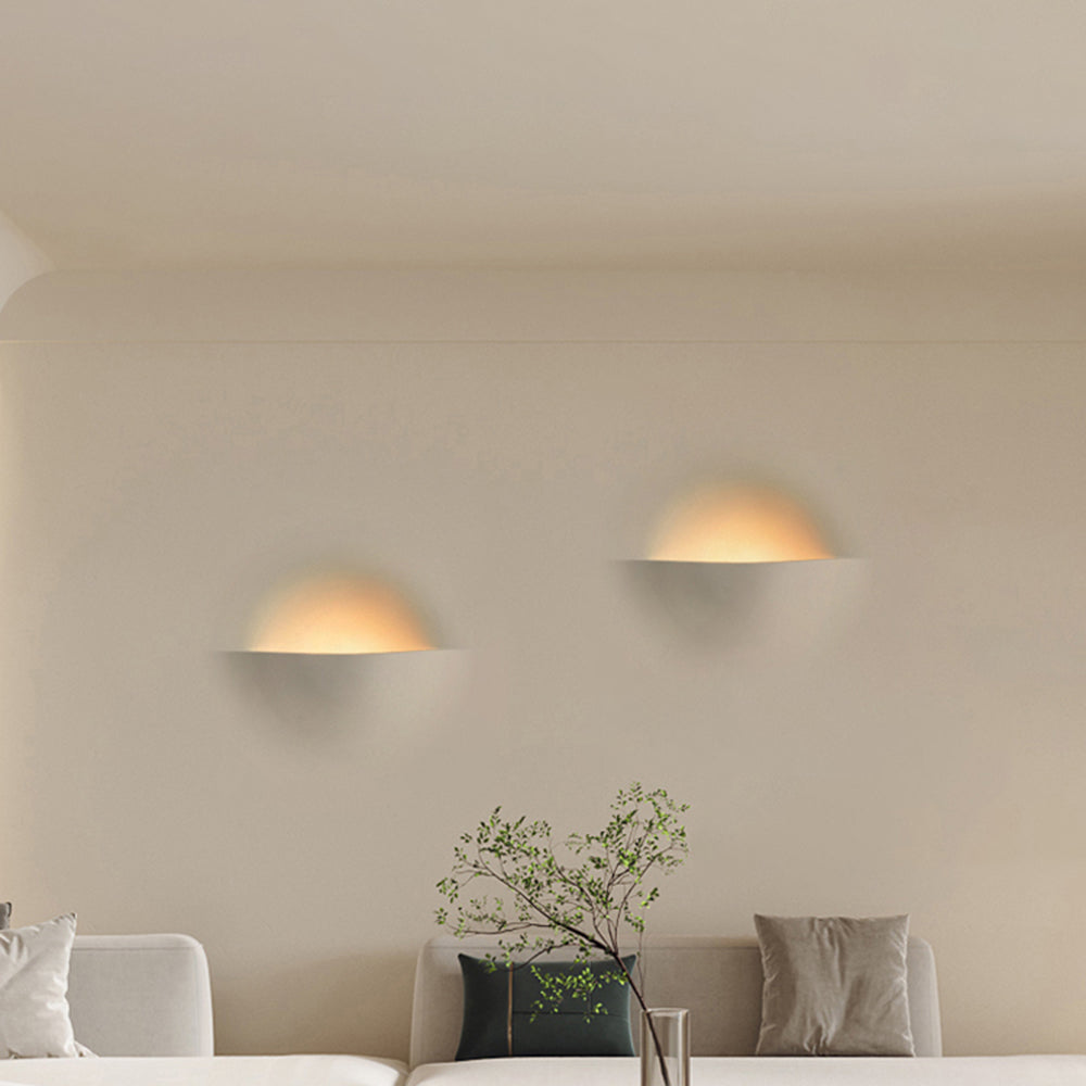 Aria Modern Recessed Plaster LED Wall Lamp - Neutral Decor