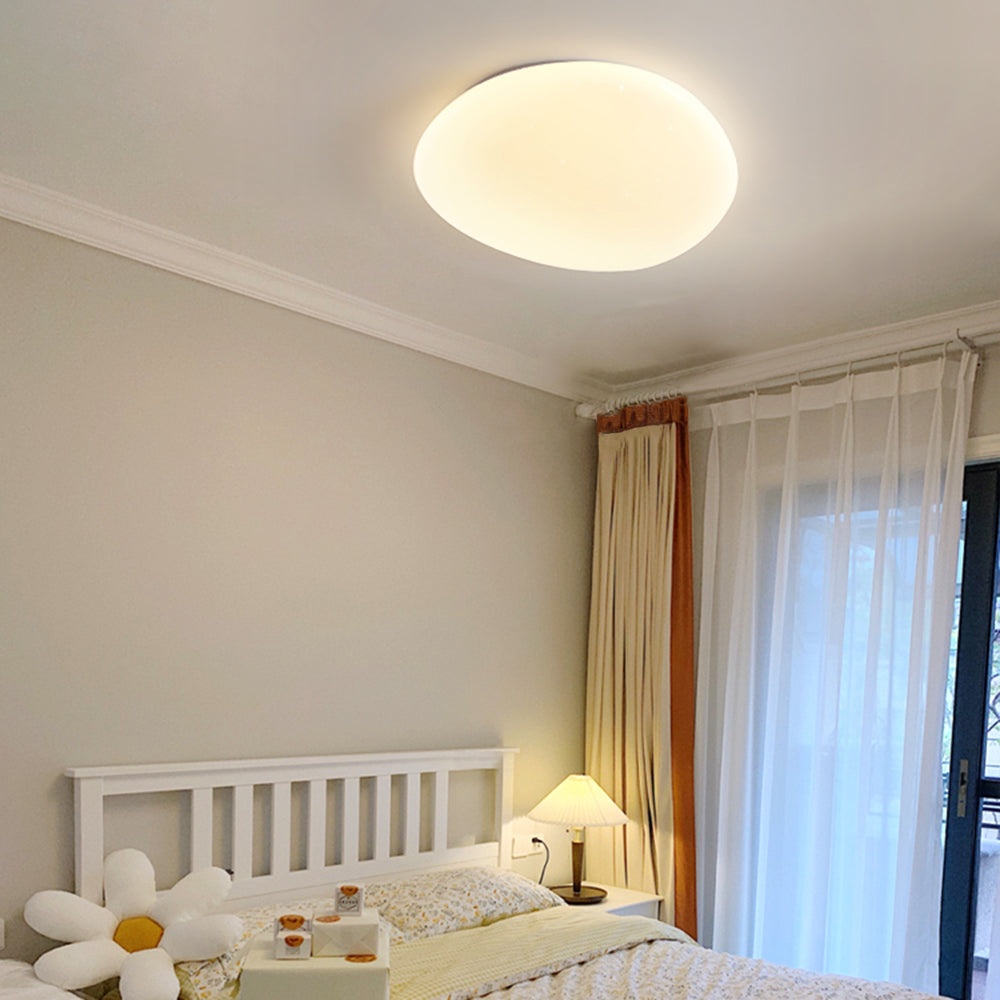 Arisha Modern Pebbles Shape Flush Mount Ceiling Light Bedroom - Neutral Decor