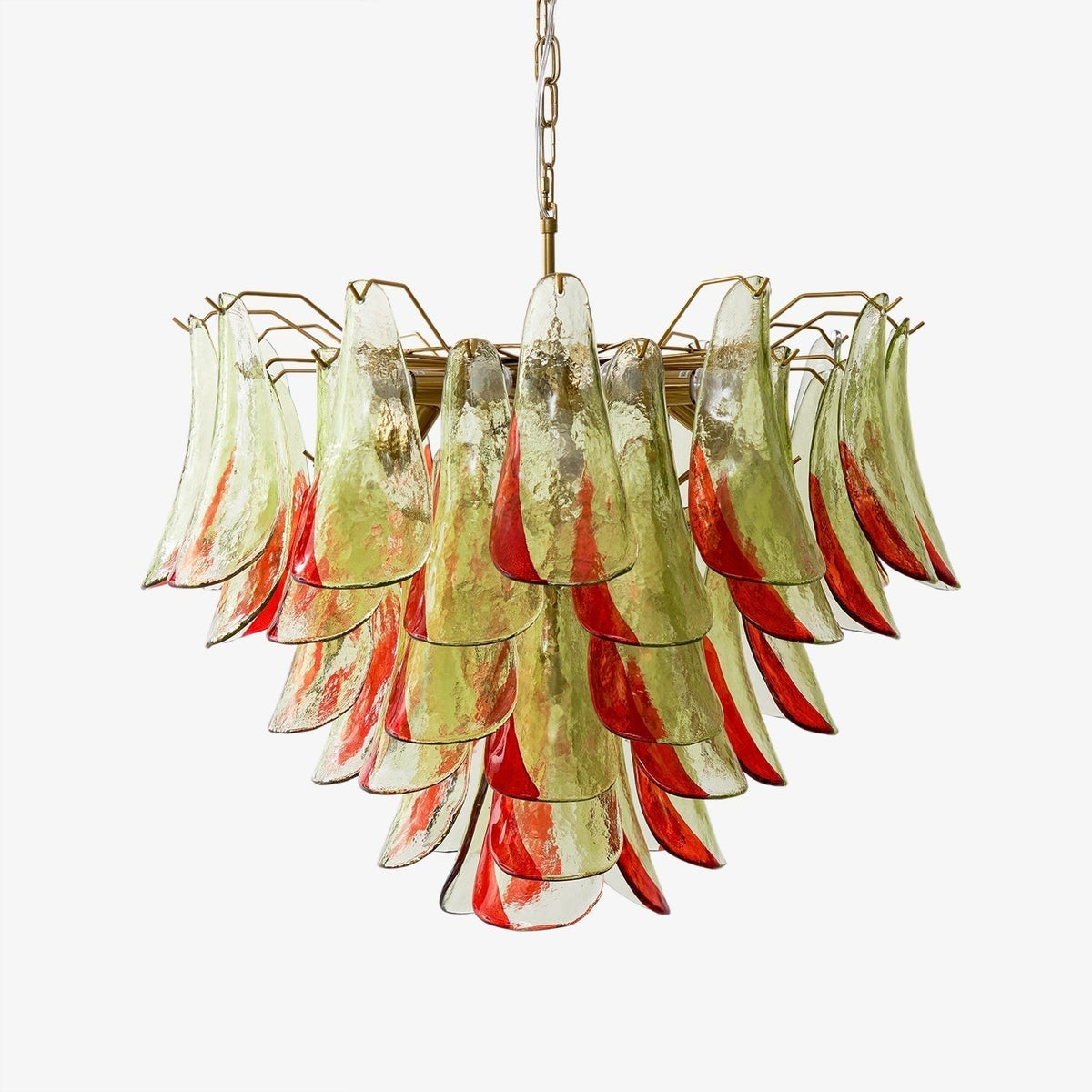 Celoraria Chandelier Murano Glass Petal Elegant