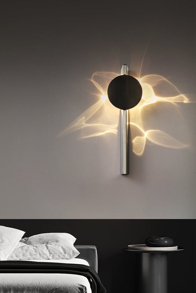 Pethr Wave Minimalist Steel Wall Lamp