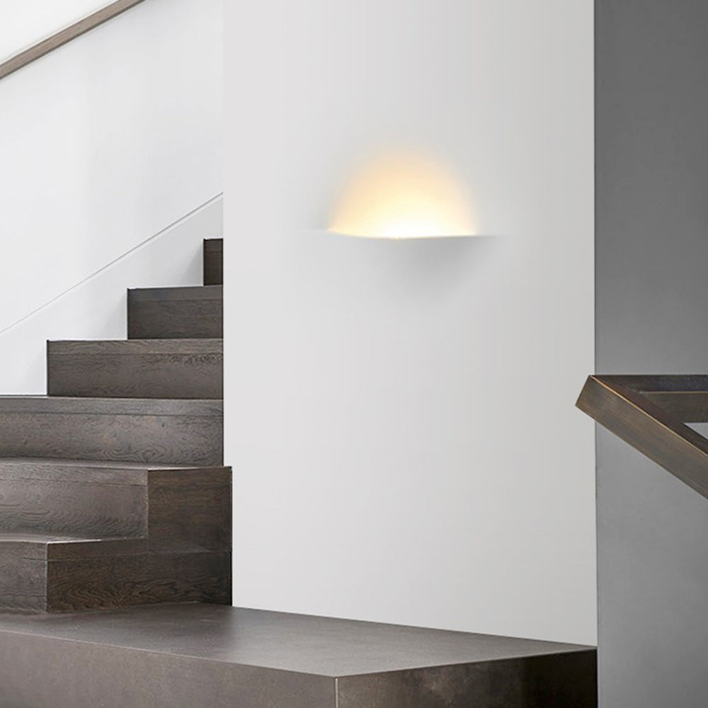 Aria Modern Recessed Plaster LED Wall Lamp - Neutral Decor