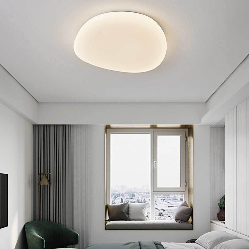Arisha Modern Pebbles Shape Flush Mount Ceiling Light Bedroom - Neutral Decor