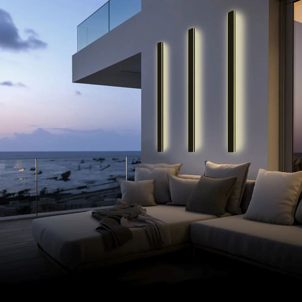 Silex Linear Outdoor Wall Lamp - Neutral Decor