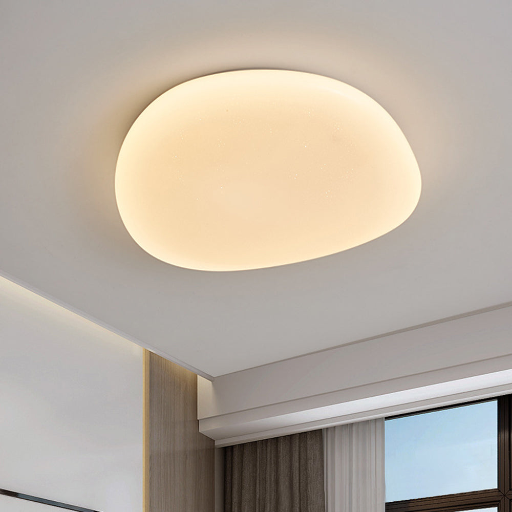Arisha Modern Pebbles Shape Flush Mount Ceiling Light Bedroom - Neutral Decor
