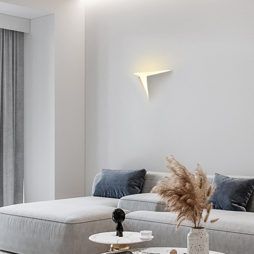 Aria Modern Recessed Plaster LED Wall Lamp - Neutral Decor