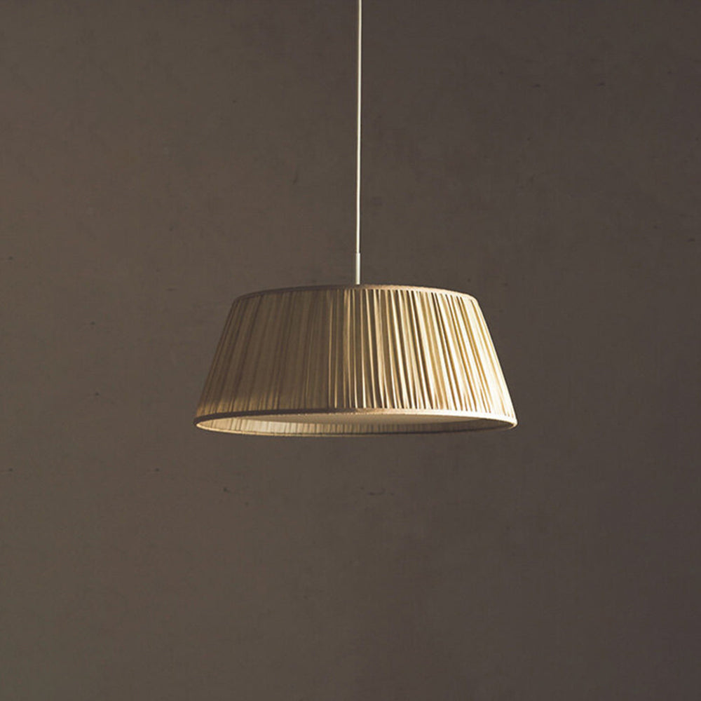 Ritta Pleated Pendant Light Wabi Sabi, /Fabric, Living Room - Neutral Decor