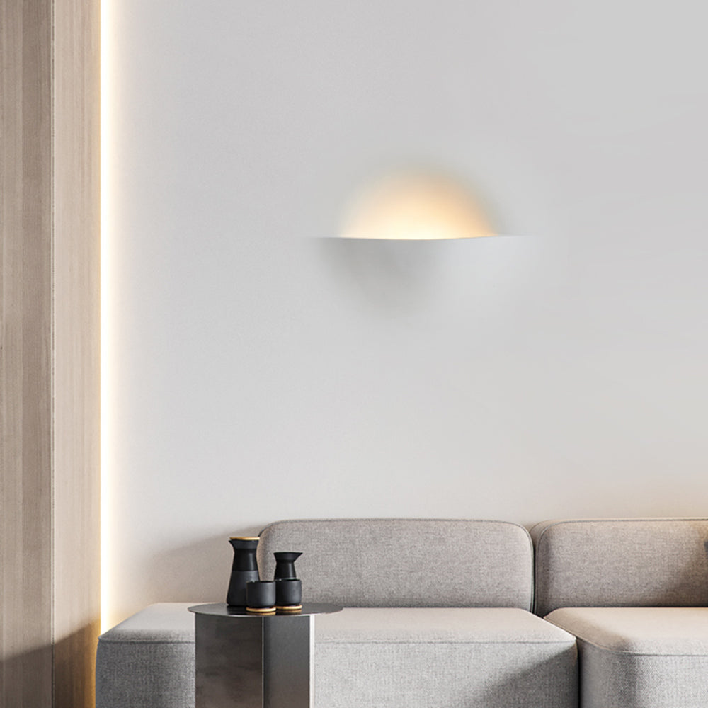 Aria Modern Recessed Plaster LED Wall Lamp - Neutral Decor