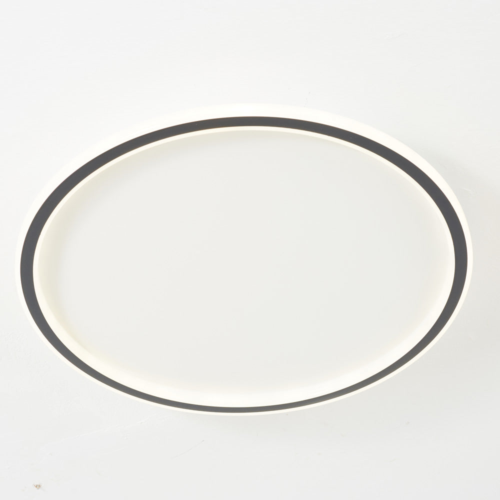 Quasso Flush Mount Ceiling Light Modern LED Round - Neutral Decor