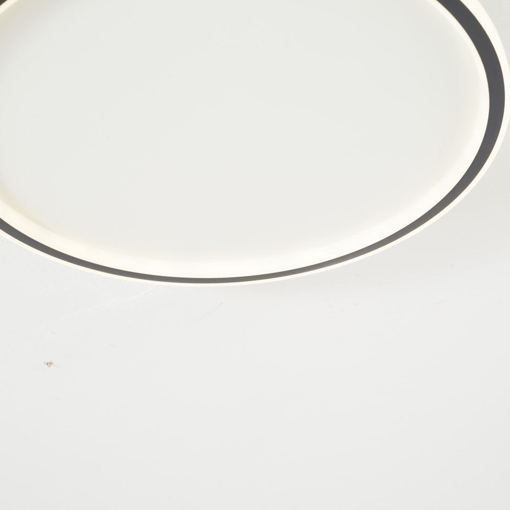 Quasso Flush Mount Ceiling Light Modern LED Round - Neutral Decor