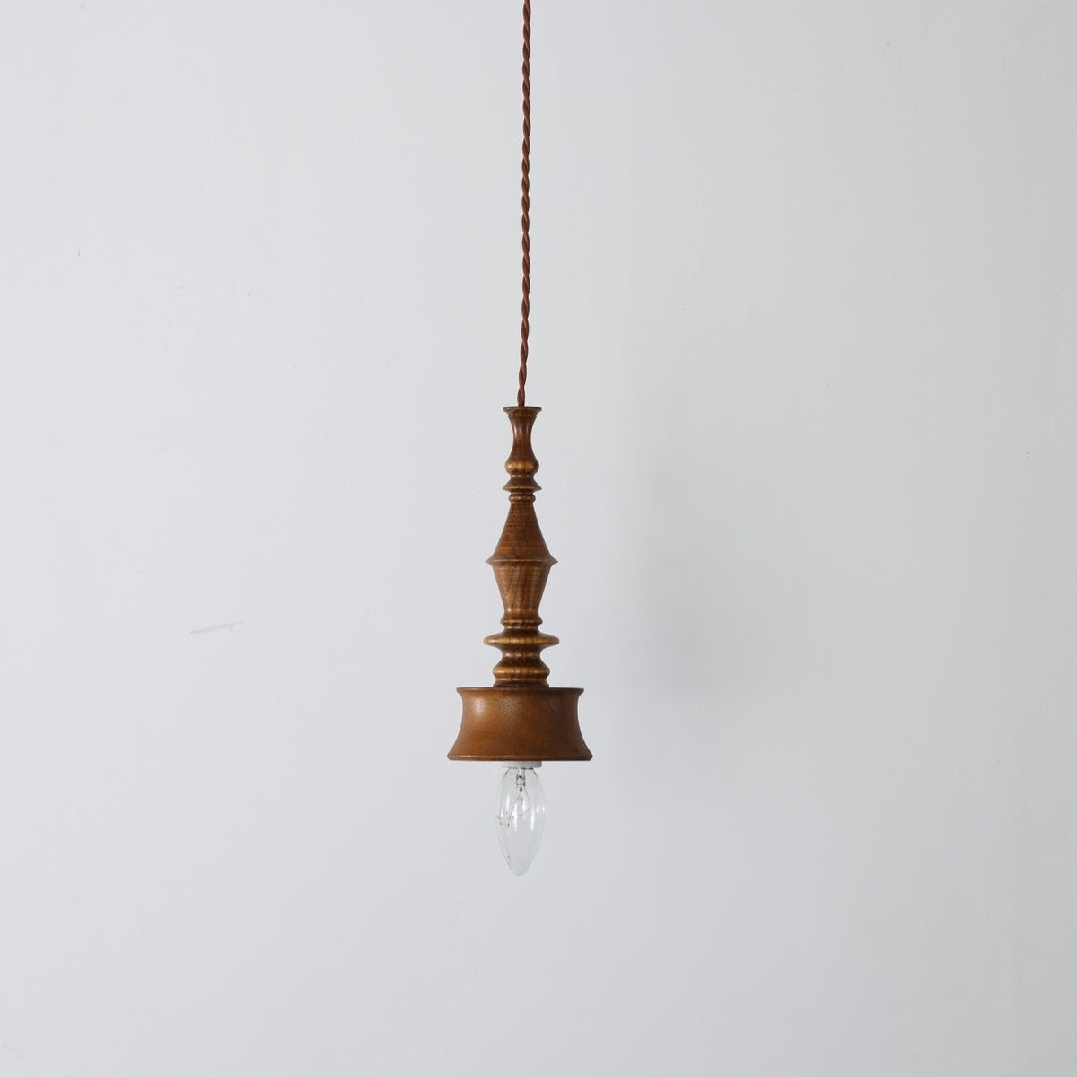 Tessira Wood Industrial Pendant Lamp