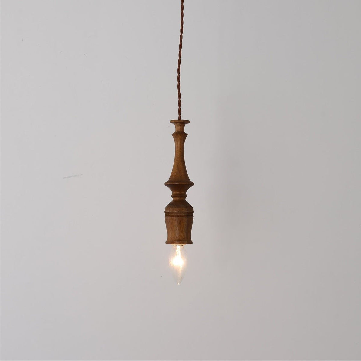 Tessira Wood Industrial Pendant Lamp
