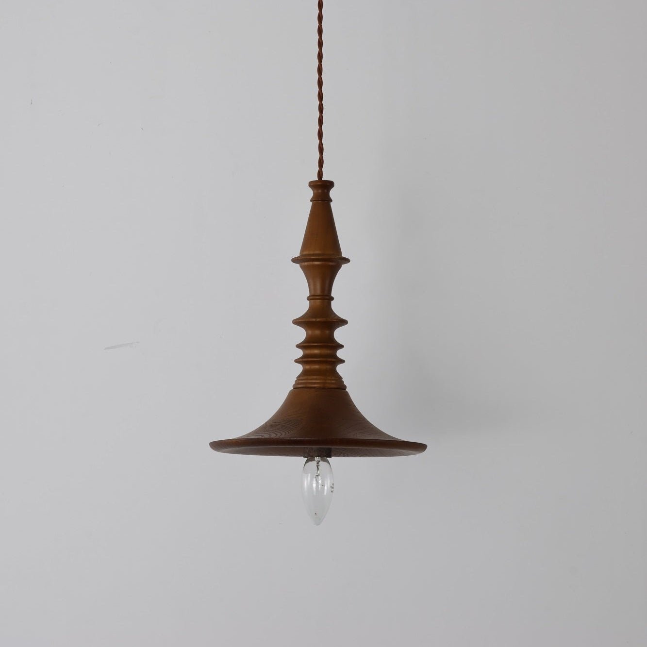 Tessira Wood Industrial Pendant Lamp