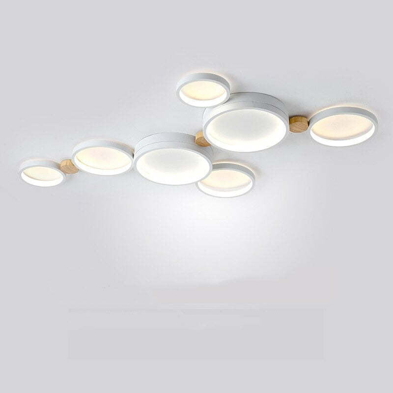 Arisha Round Flush Mount Ceiling Light Bedroom - Neutral Decor