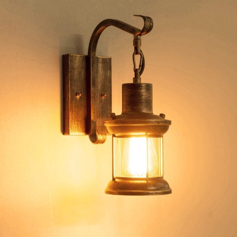Etra Industrial Style Indoor Retro Wall Lamp - Neutral Decor