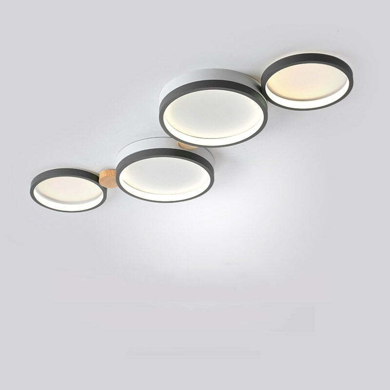Arisha Round Flush Mount Ceiling Light Bedroom - Neutral Decor