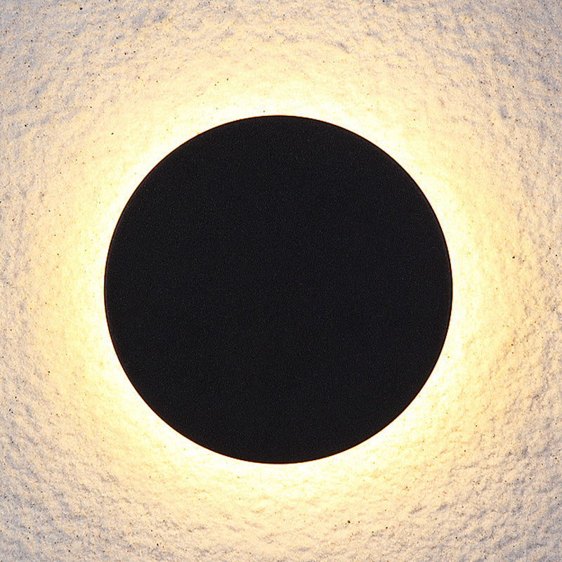 Klyne Minimalist Round/Square Outdoor Wall Lamp LED, Black/White - Neutral Decor