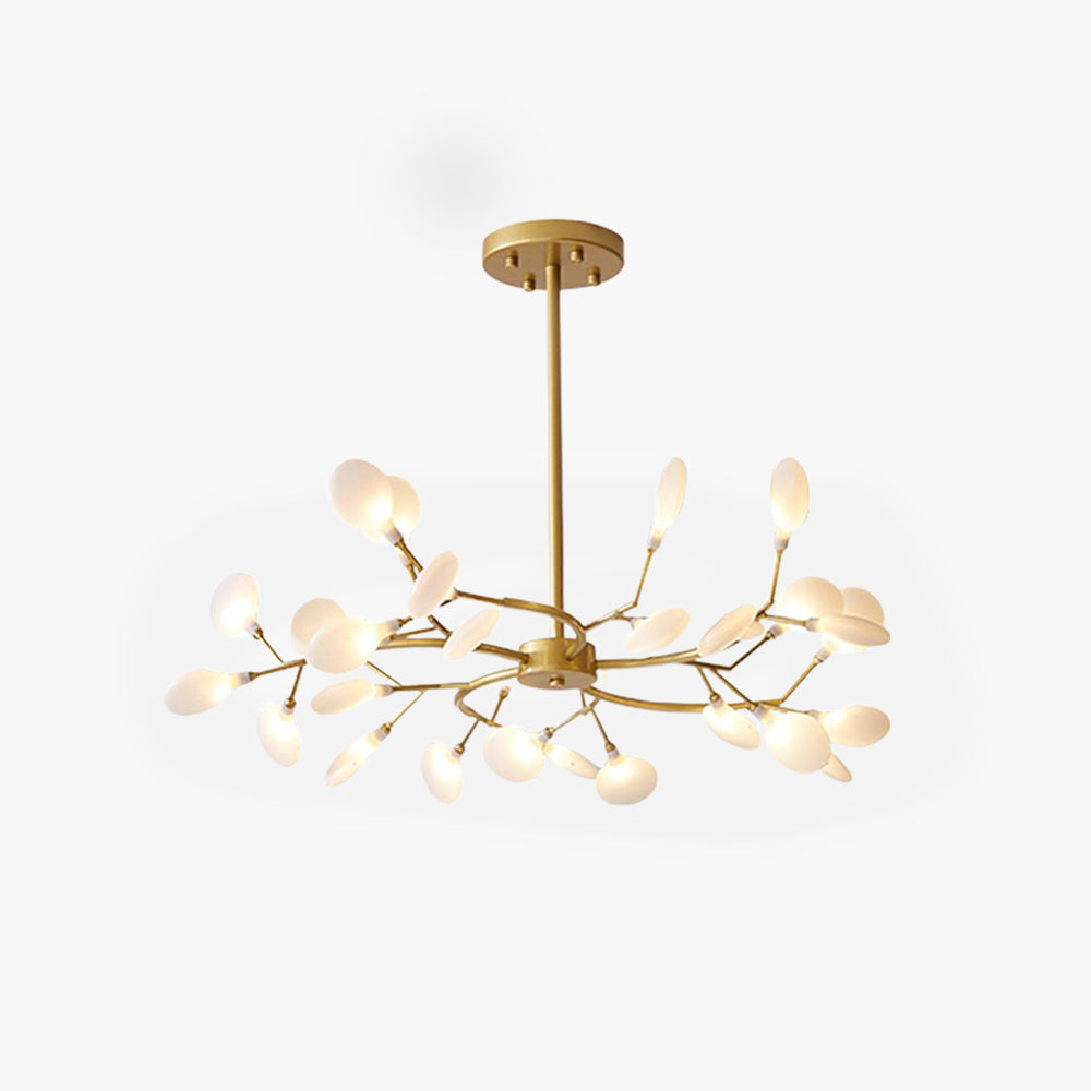 Olivia Unique Branch Firefly Art Deco Chandelier Living Room - Neutral Decor