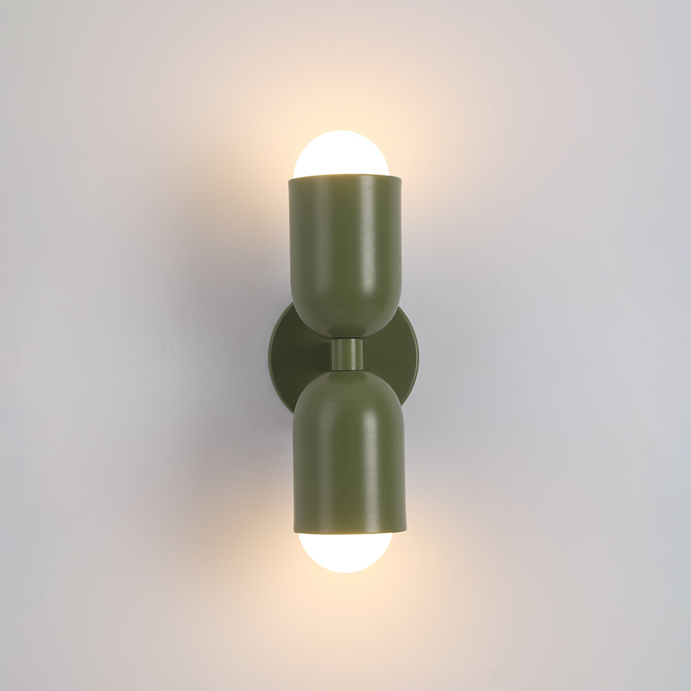 Valentina Modern Art Decoration Double-Headed Colorful Wall Lamp - Neutral Decor