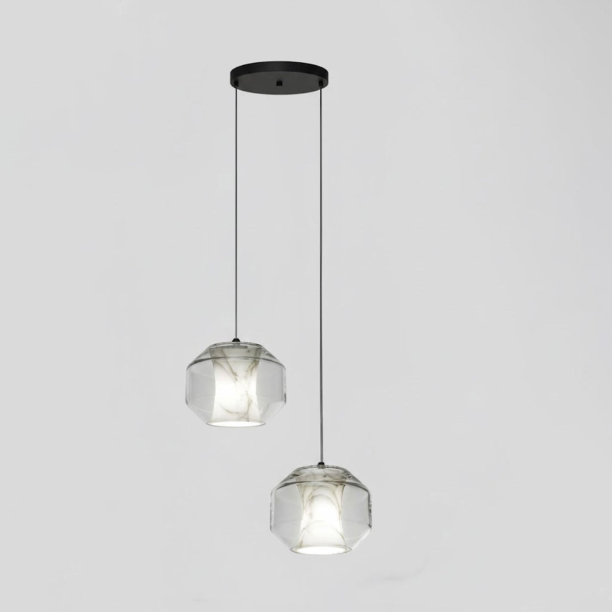 Edenborne Alabaster Glass Cylinder Pendant Light