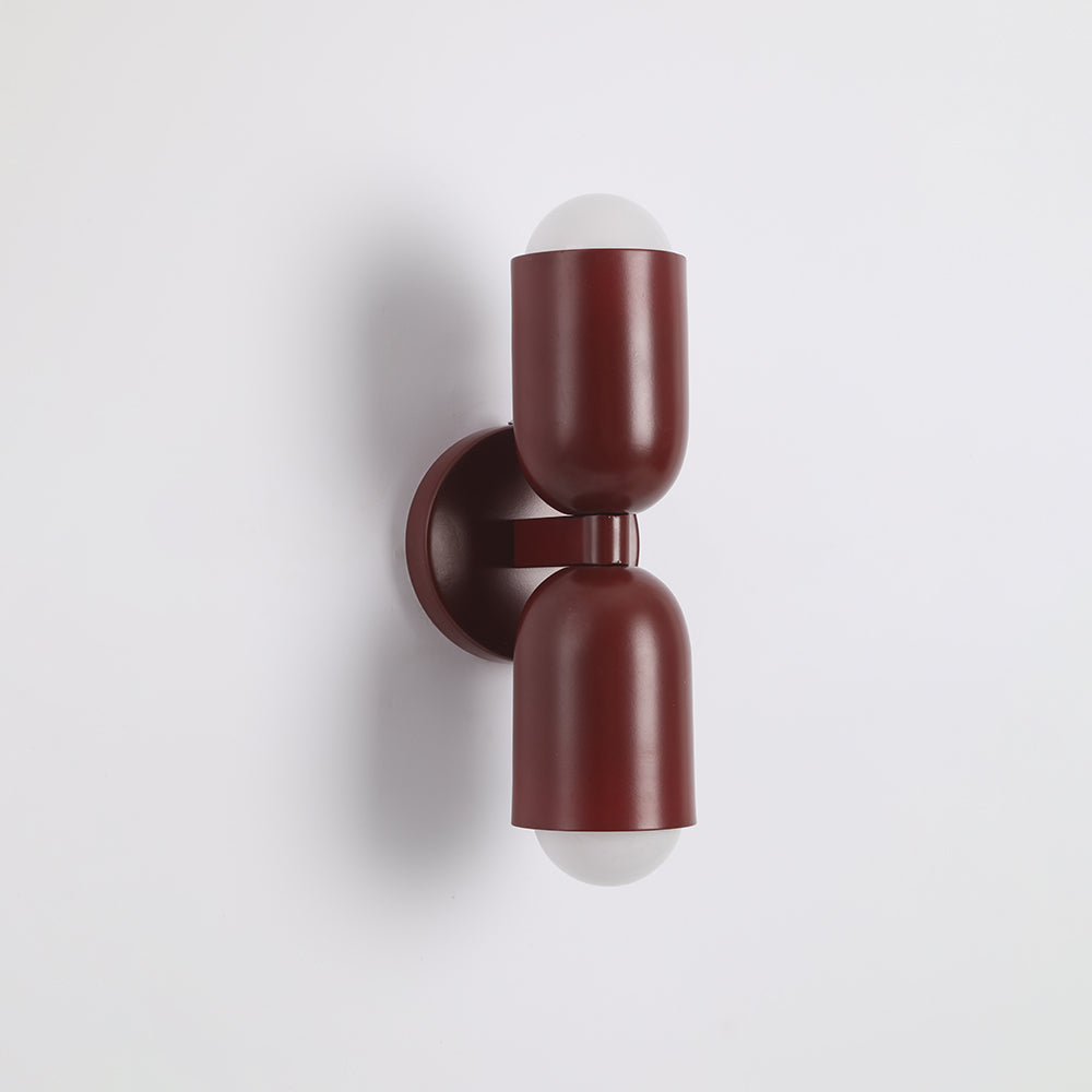 Valentina Modern Art Decoration Double-Headed Colorful Wall Lamp - Neutral Decor