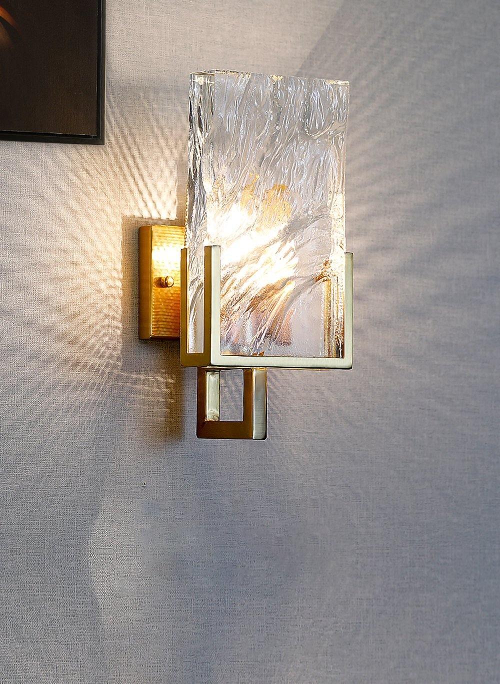 Ivenen Art Elegance Unique Ice Crystal Wall Lamp