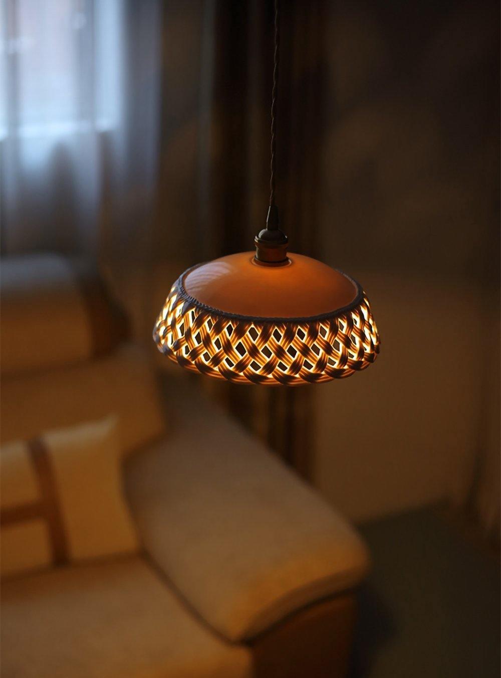 Eliielle Ceramic Cozy Pendant Lamp