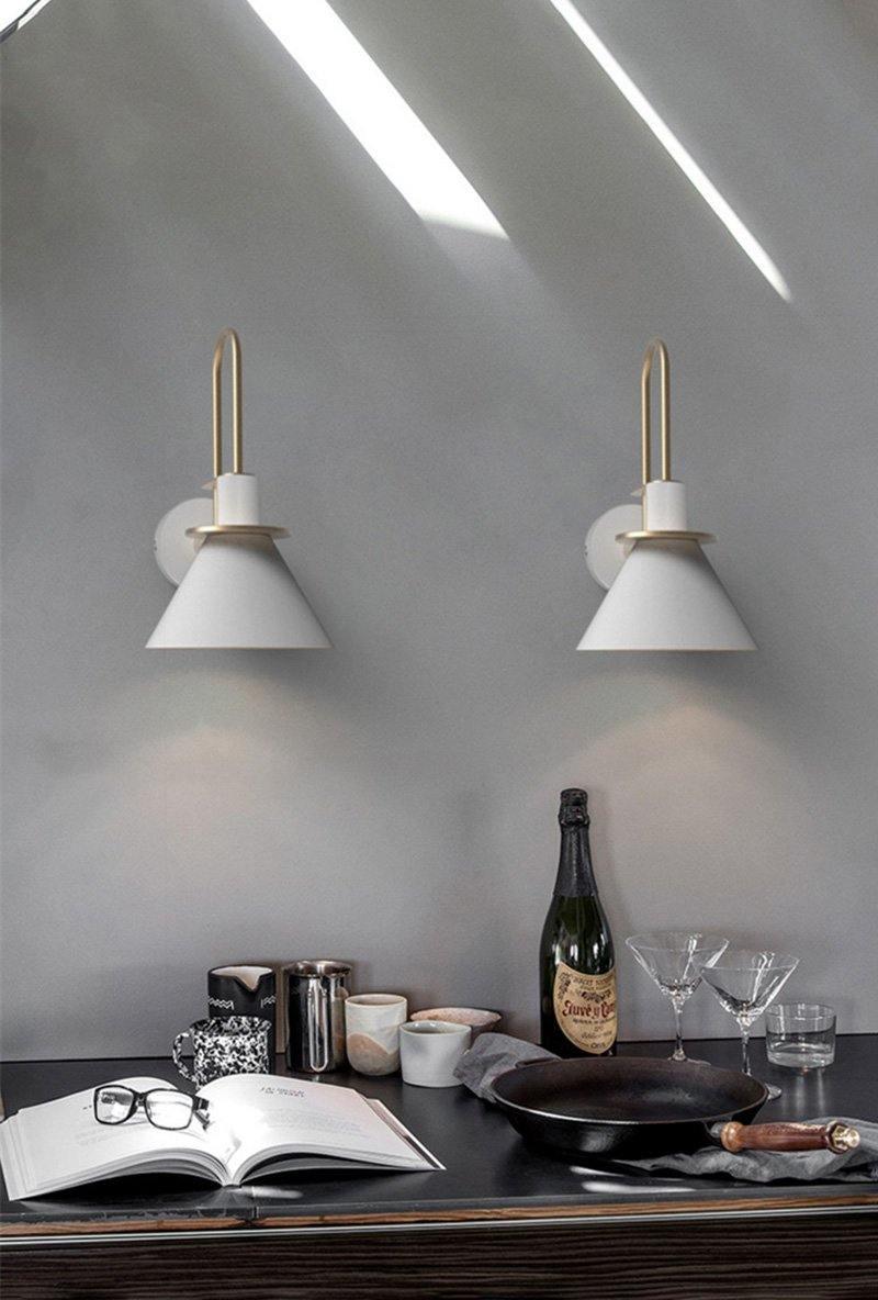 Solerine Wall Lamp Black Gold Minimalist