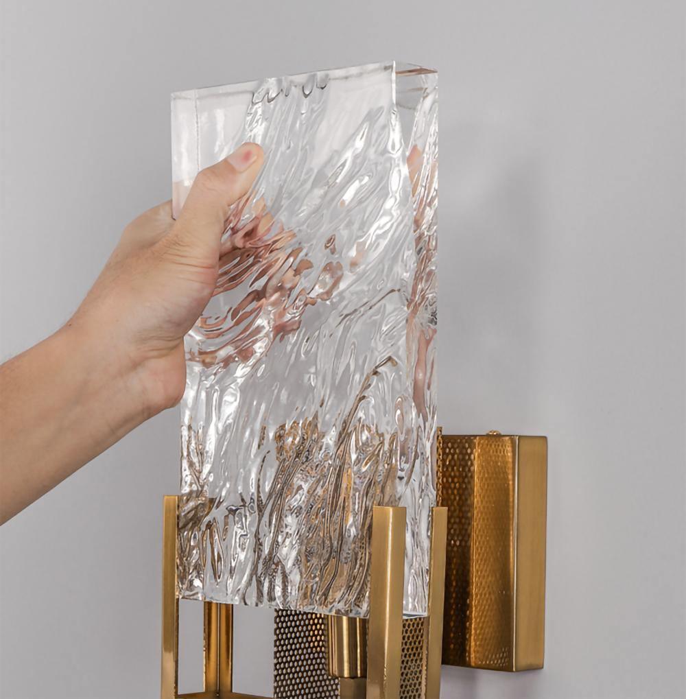 Ivenen Art Elegance Unique Ice Crystal Wall Lamp