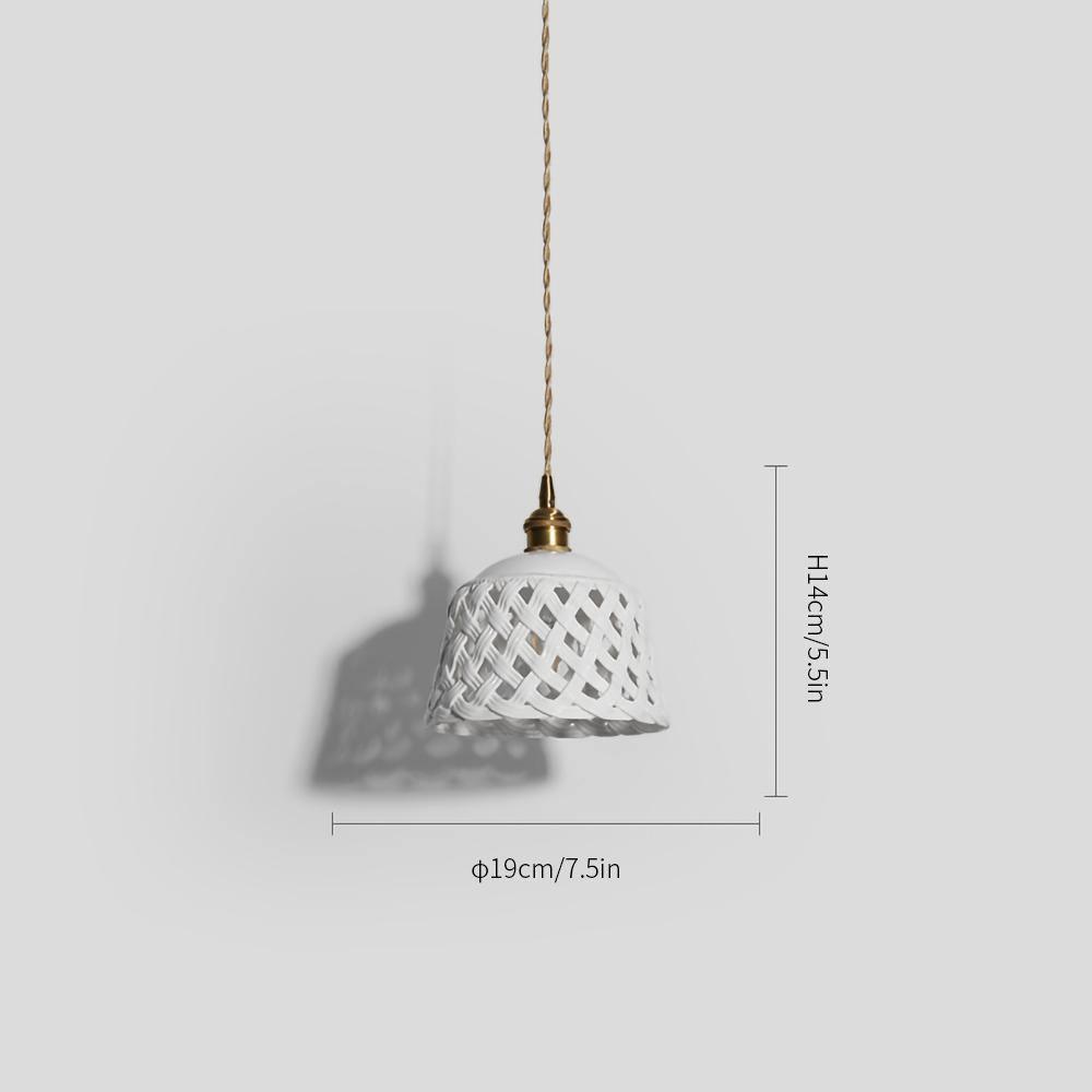 Eliielle Ceramic Cozy Pendant Lamp