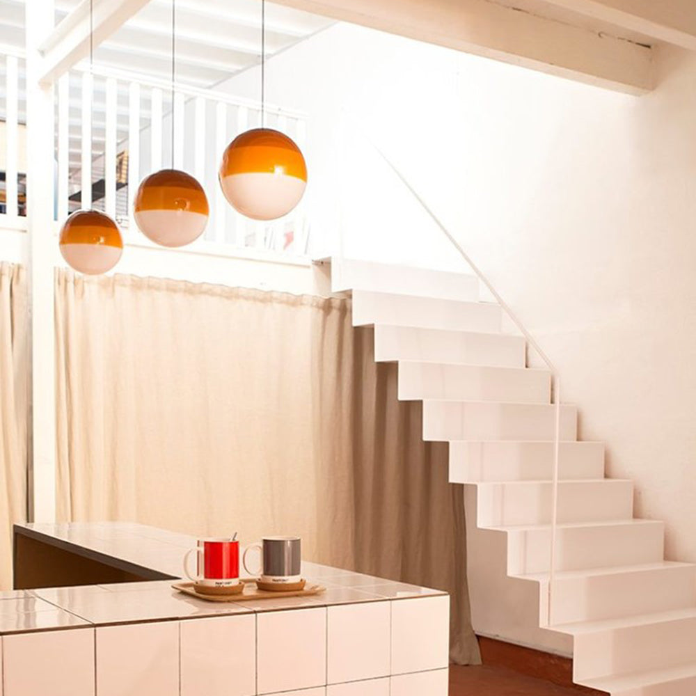 Valentina Colorful Glass Bubble Pendant Light - Neutral Decor
