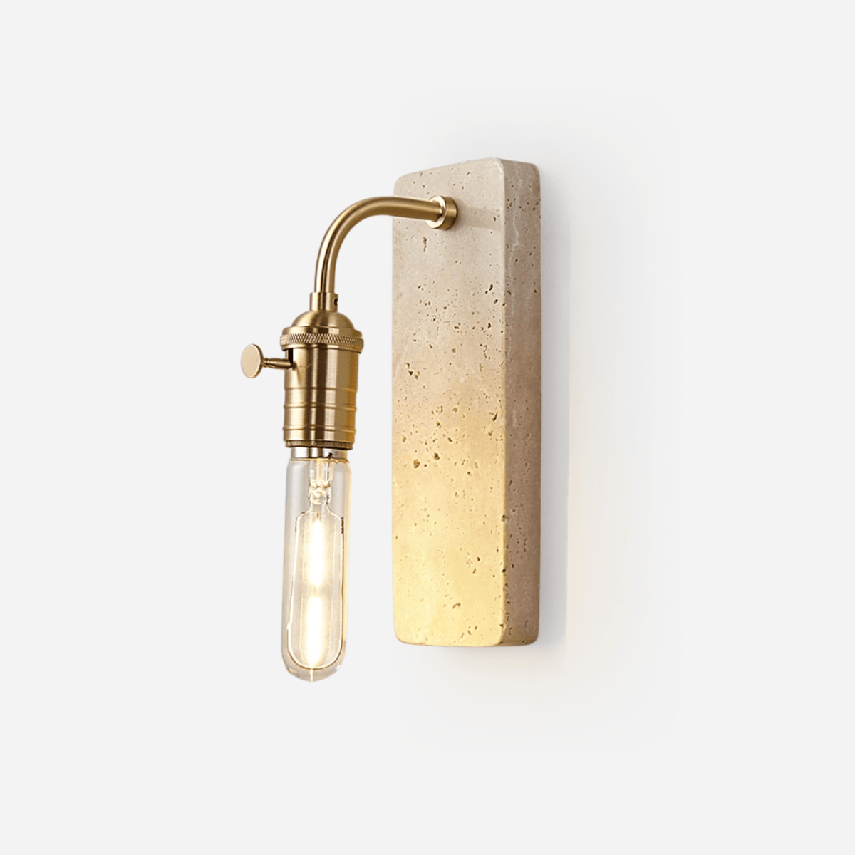 Alistair Industrial Stone Sconce