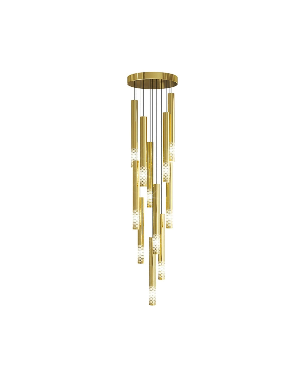 Ovynira Gold Rod Chandelier