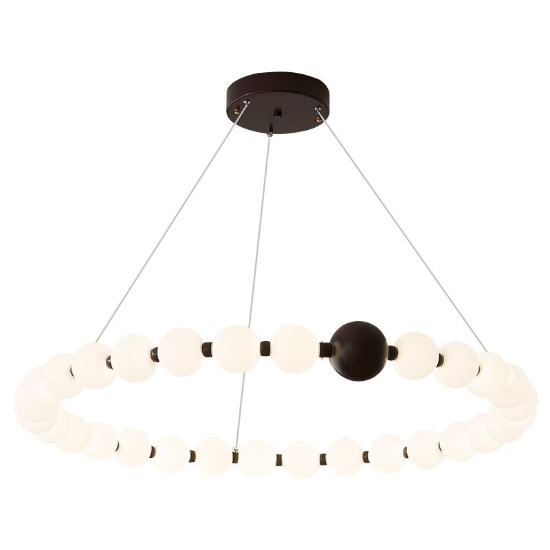 June Bead Ring Chandelier