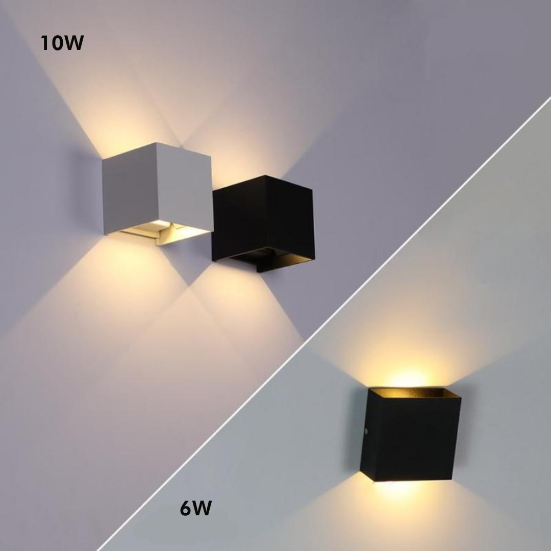 Ray Modern Adjustable Square Outdoor Wall Lamp LED - Neutral Decor