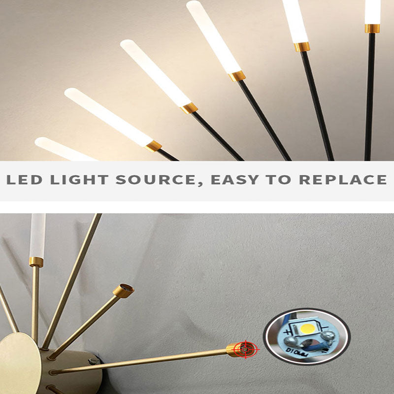 Arisha Modern Home Decoration Fireworks LED Ceiling Light - Neutral Decor