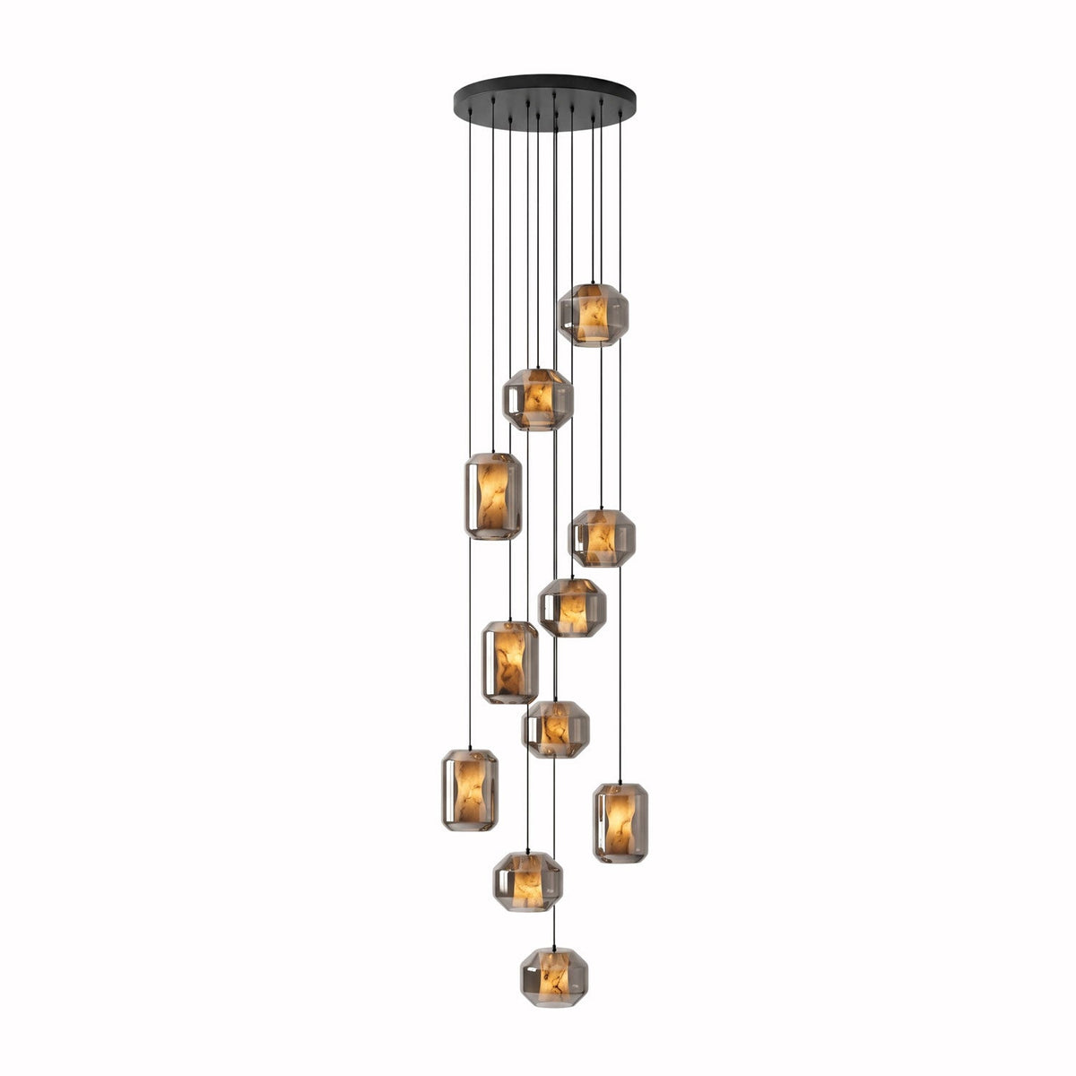 Edenborne Alabaster Glass Cylinder Pendant Light