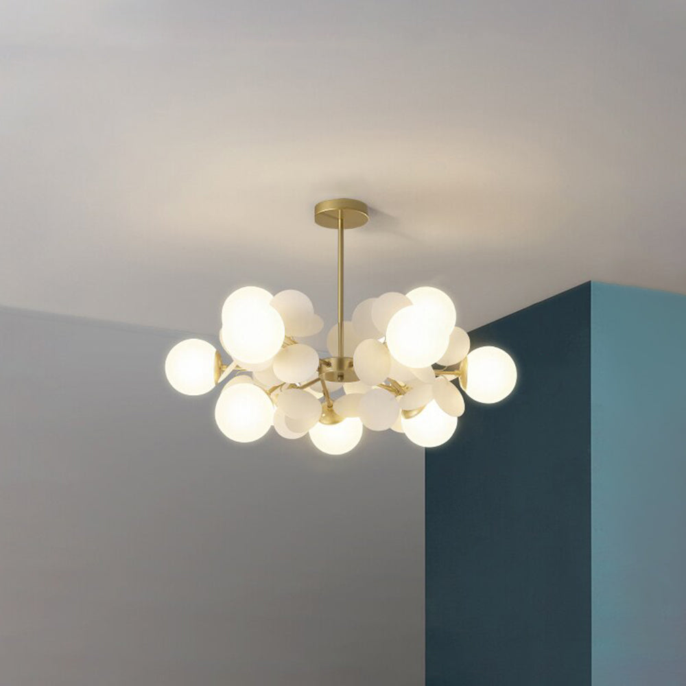 Aria Multicolored Flower Branch Chandelier Living Room - Neutral Decor