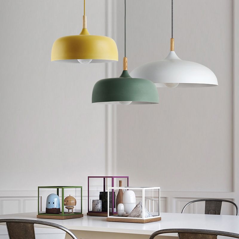 Arisha Modern Pendant Light Dome Macaron Dining Room - Neutral Decor