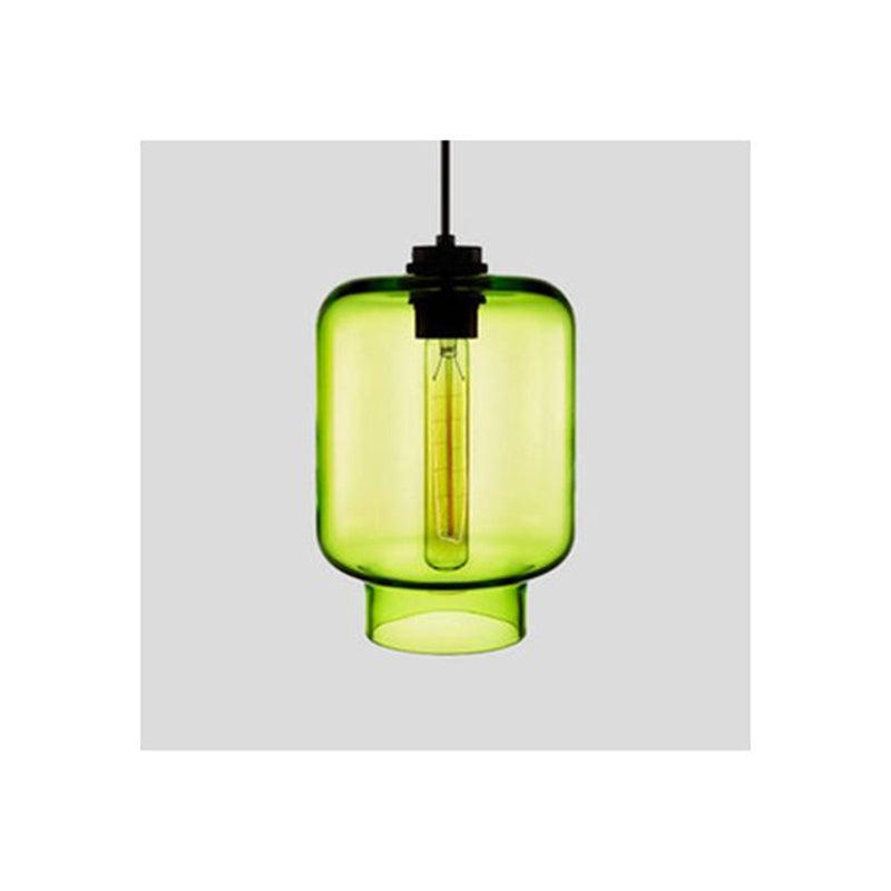 Arisha Modern Art Deco LED Cylindrical /Glass Pendant Light - Neutral Decor