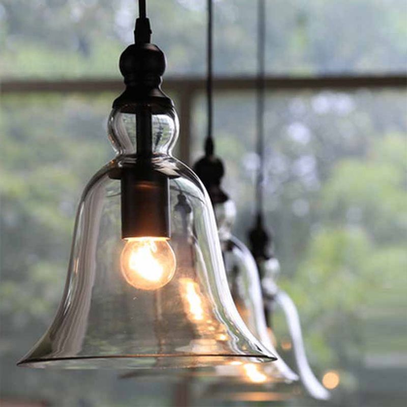Arisha Vintage Industrial Bell Pendant Light - Neutral Decor