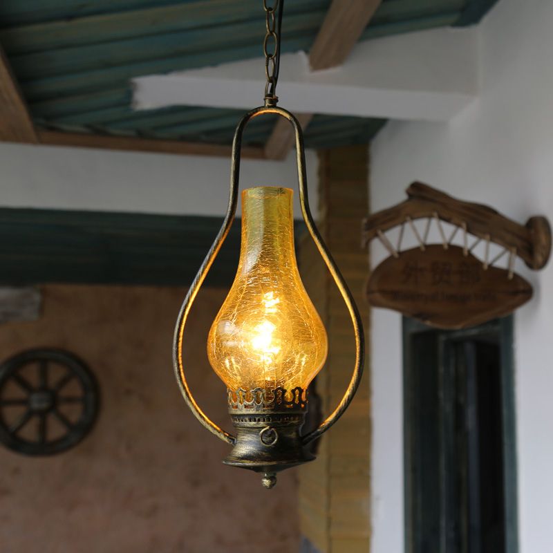 EpochRustic Vintage Kerosene LED Pendant Light - Neutral Decor