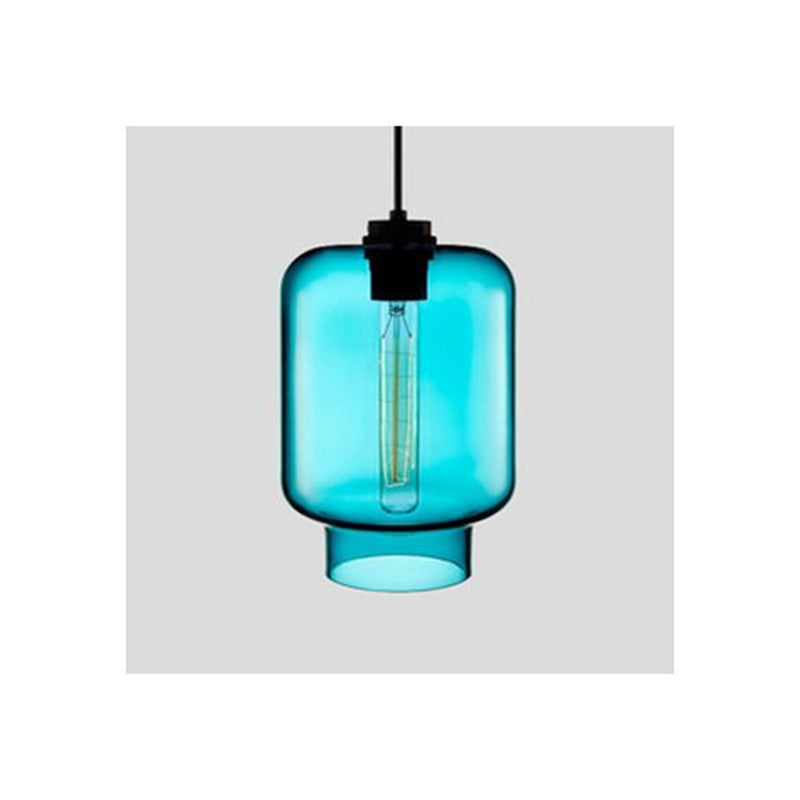Arisha Modern Art Deco LED Cylindrical /Glass Pendant Light - Neutral Decor