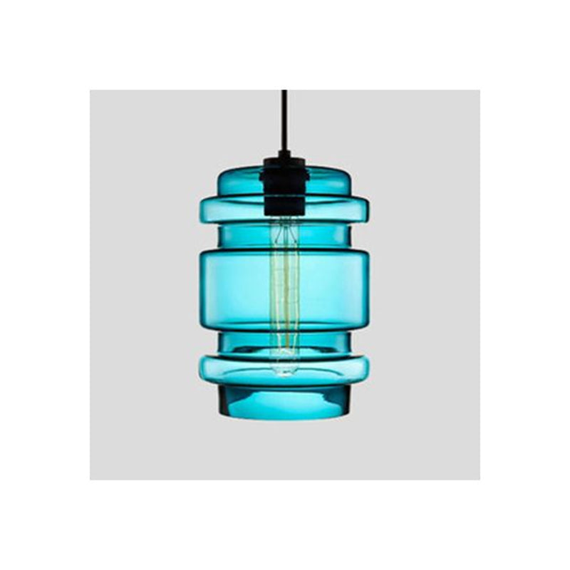 Arisha Modern Art Deco LED Cylindrical /Glass Pendant Light - Neutral Decor