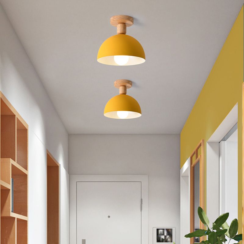 Muto Modern LED Ceiling Light Fixtures Wood/ Living Room - Neutral Decor