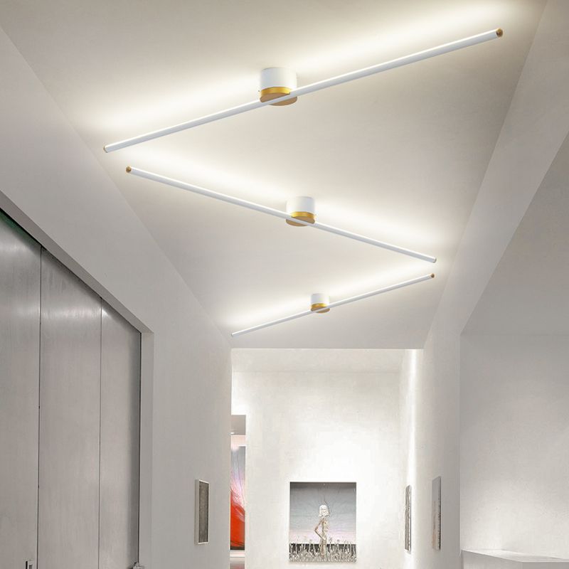 Erix Linear Flush Mount Ceiling Light - Neutral Decor