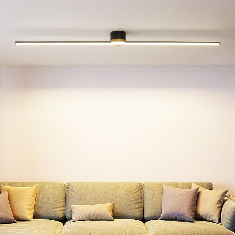 Erix Linear Flush Mount Ceiling Light - Neutral Decor