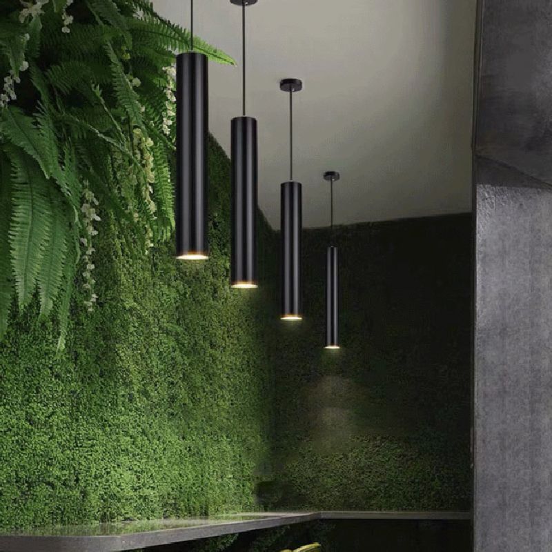 Arisha Modern Cylinder Shape Pendant Light Living Room - Neutral Decor